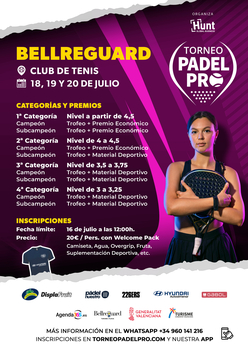 Cartel del torneo